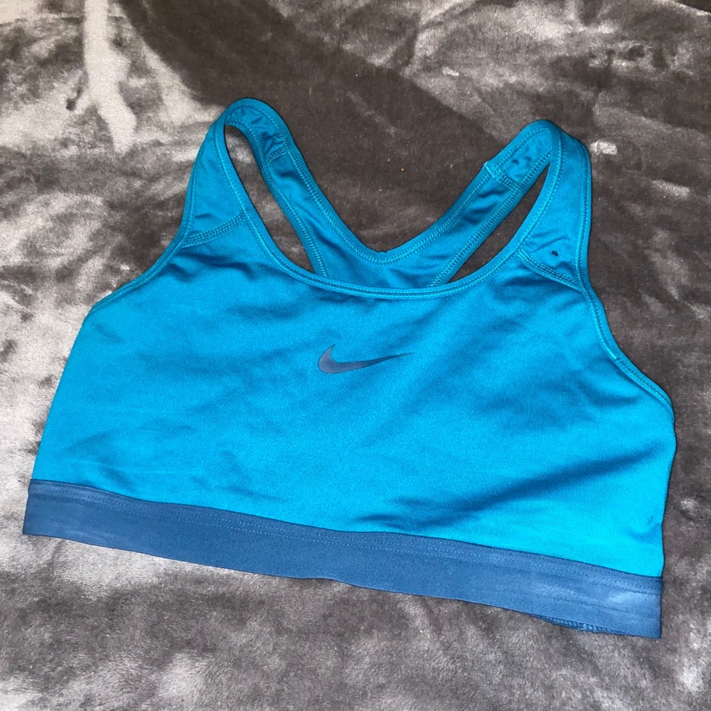 Blue Nike Sports Bra